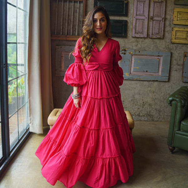 Vintage Pink Romance Maxi - 202