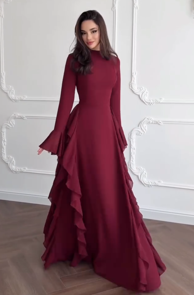 Muhtarma Rrr Aurora Red Tide Maxi – Muhtarma