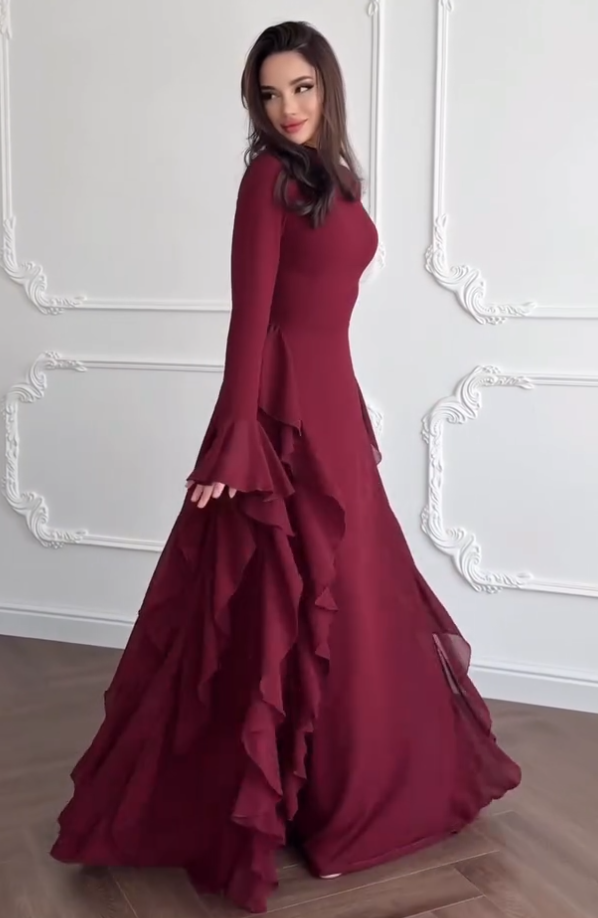 Muhtarma Rrr Aurora Red Tide Maxi – Muhtarma