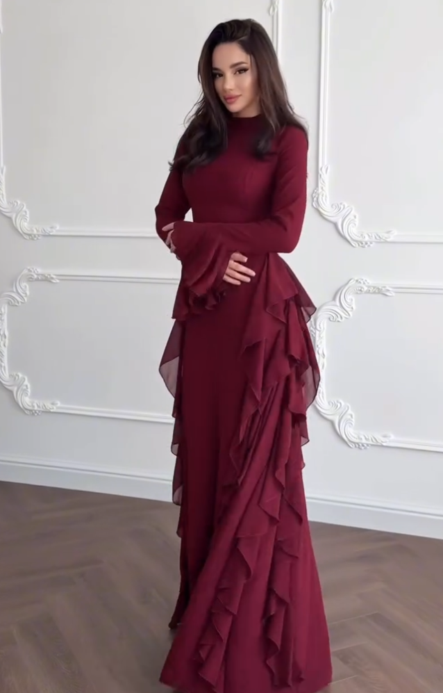 Aurora Red Tide Maxi – Muhtarma