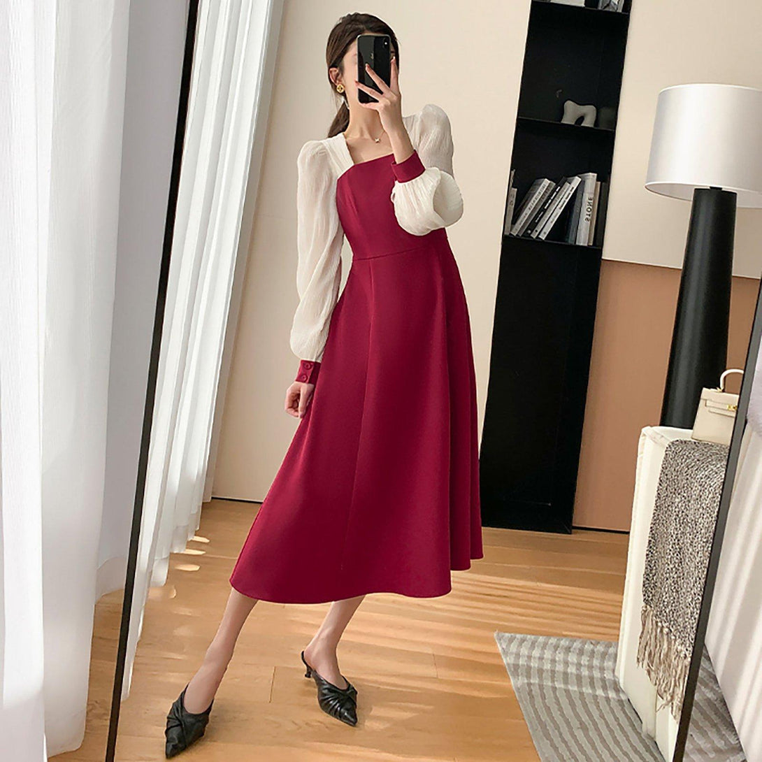 Muhtarma Rrr Ruby Elegance Dress – Classic and Timeless – Muhtarma