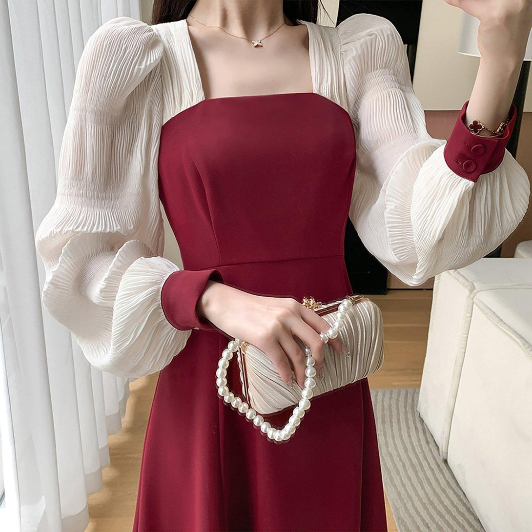 Muhtarma Rrr Ruby Elegance Dress – Classic and Timeless – Muhtarma