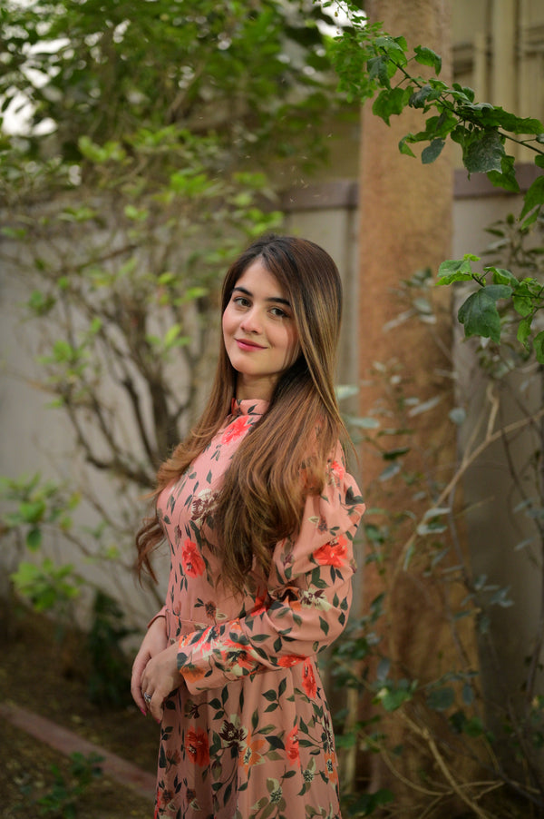Blossom Belted Maxi